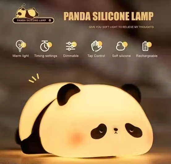 Sleepy Panda LED Night Lamp