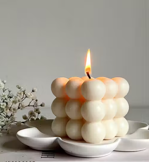 Soy Wax Bubble Candle Duo