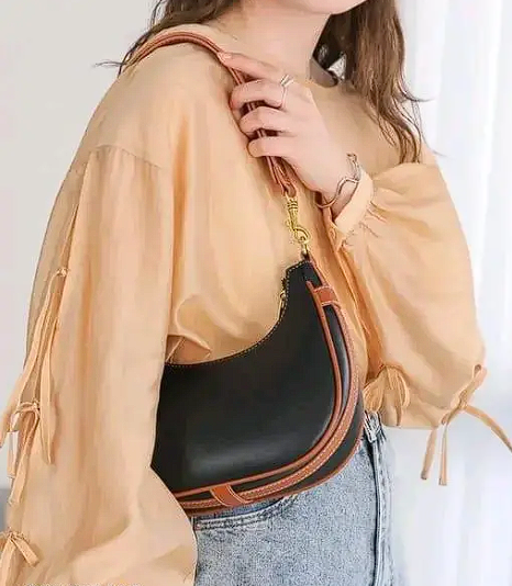 Trendy  Sling Bag – Solid PU, Compact Design