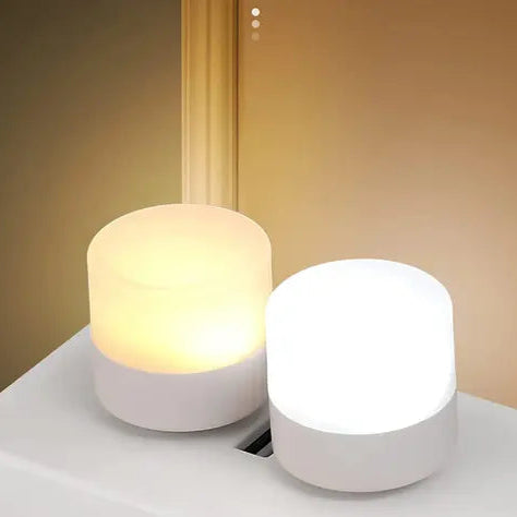 Mini USB LED Light (Set of 2) – Portable Night Lamp for Laptop, Keyboard, Home & Car | 1W USB Atmosphere Light