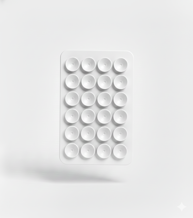 White Suction Phone Case