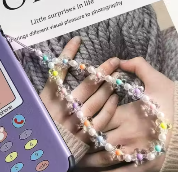 Universal Beaded Pearl Phone Chain & Lanyard