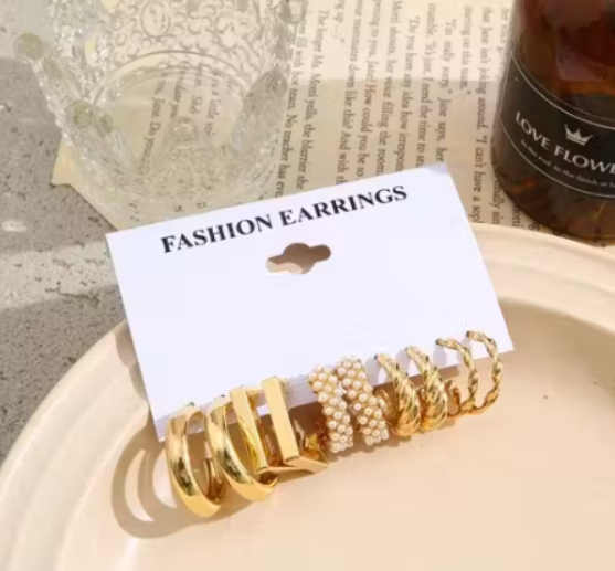 Fancy Korean Style Card Earrings