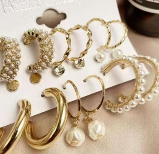 9 Stylish Pearl Hoop Earrings from Joseon Dynasty