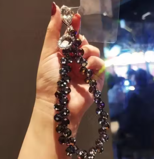 Trendy Beaded Phone Charm Strap